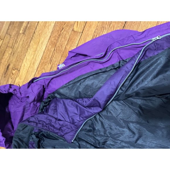 Zeroxposur Womens 3-in-1 Winter Jacket Size Medium Purple Hooded Insulated - Picture 8 of 9